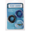 STAY HARD COCK RINGS - 3 COLOUR ROUND